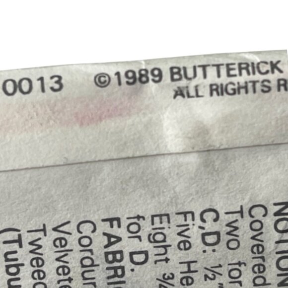 BUTTERICK | Vintage 1989 Mens/Unisex Classic Vest Sewing Pattern | size XS-S-M - Picture 4 of 5